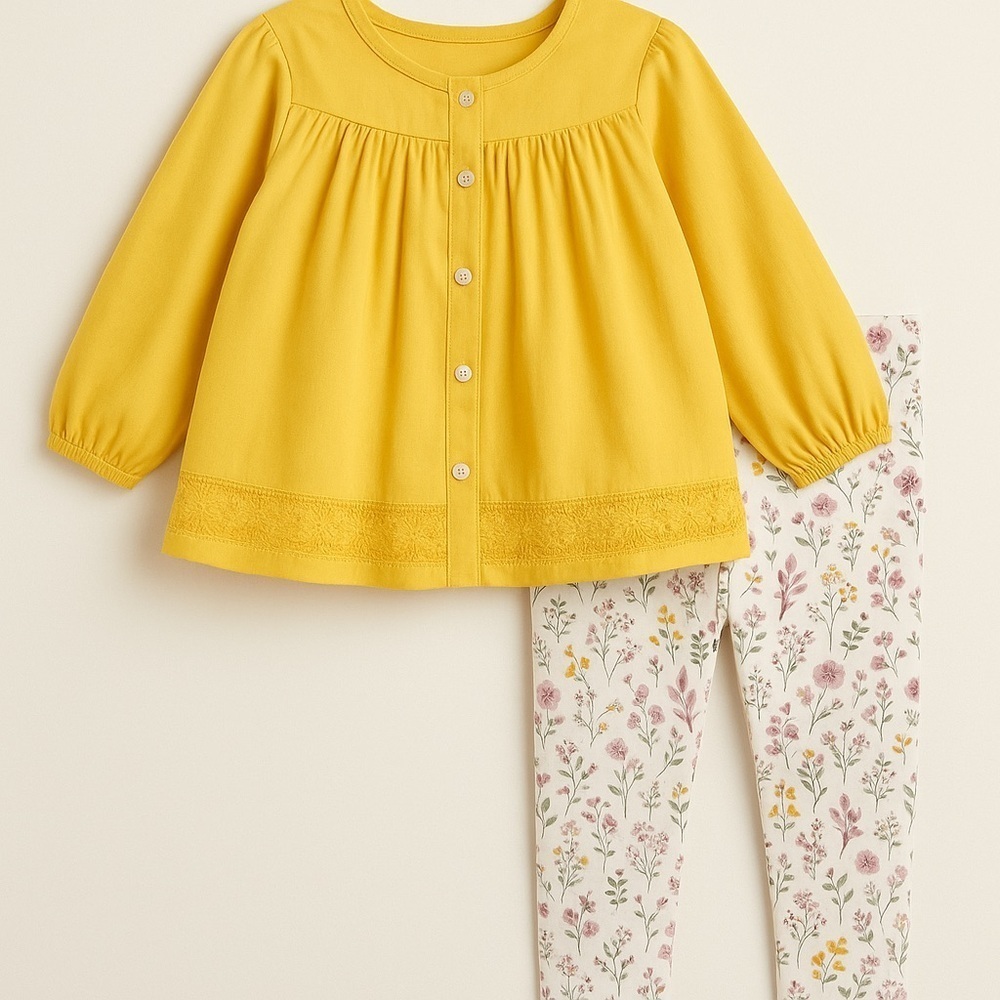 ❄️ Rachel Zoe | Toddler Girls 2pc Floral Leggings Set Various Sizes Available